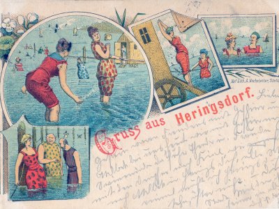 Rund um den Badekarren. Rund um den Badekarren.