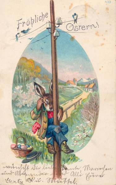 am Telegrafenmast